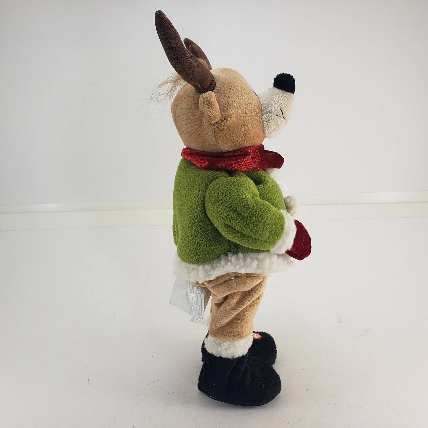 Singing Dancing Animated Plush Reindeer Christmas 14" Plays Deck the Halls China