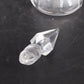 Etched Cut Clear Glass Cruet Multi Faceted Stopper Clear Glass Antique