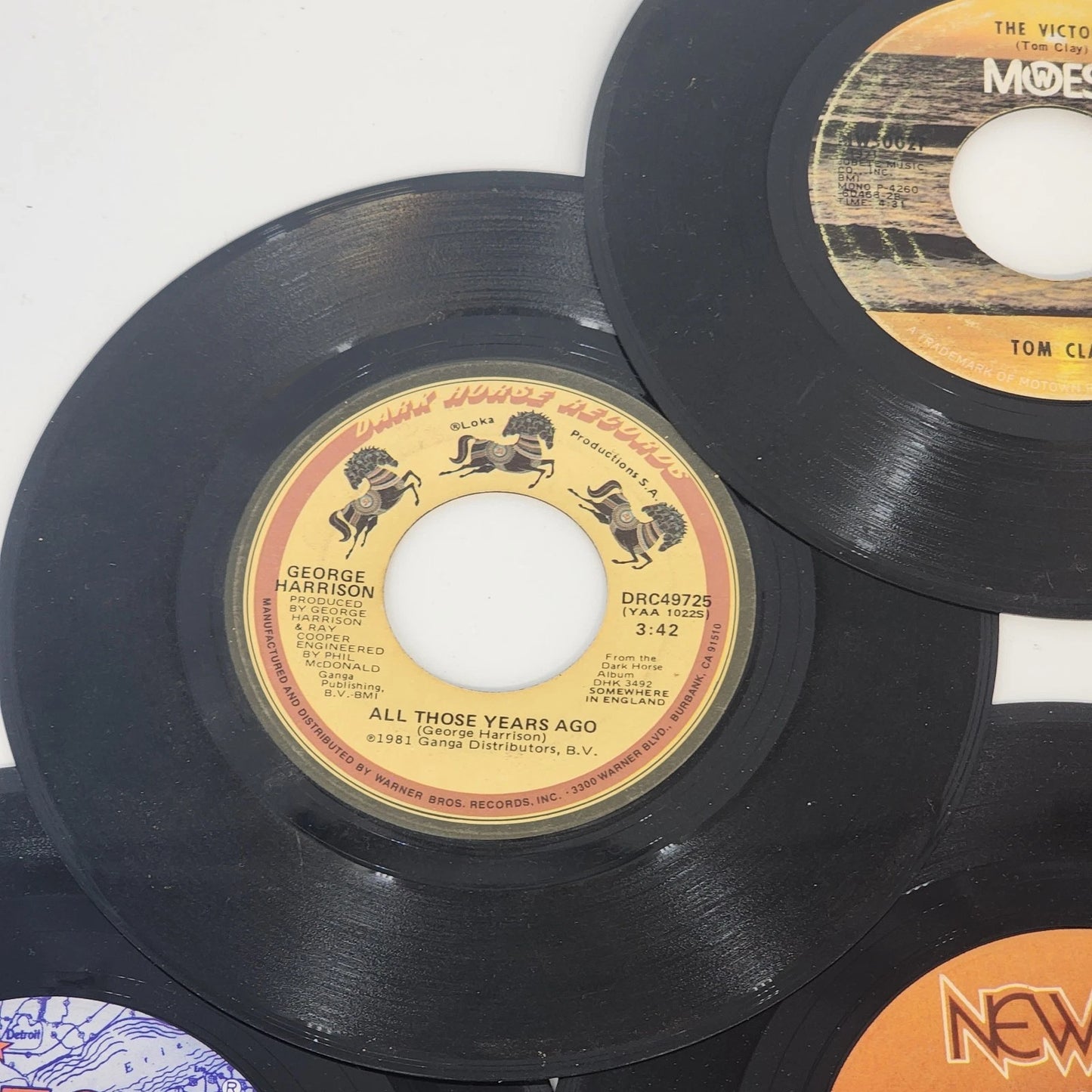 11 pcs 45 RPM Vinyl Records 60s–70s Rock Pop Steppenwolf / Carpenters Craft Lot