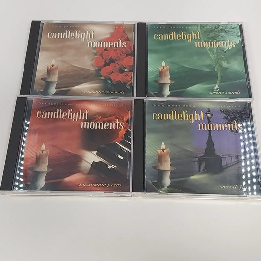 BMG Candlelight Moments 4 CD Lot Romantic Piano Smooth Jazz Serene Sounds