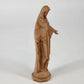 Blessed Virgin Mary Statue 1960s Molded Plastic 6" Religious Devotional Figurine