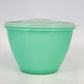 Tupperware 679-10 Jadeite Crisp-it Lettuce Keeper Bowl Sheer Lid Spike Vintage