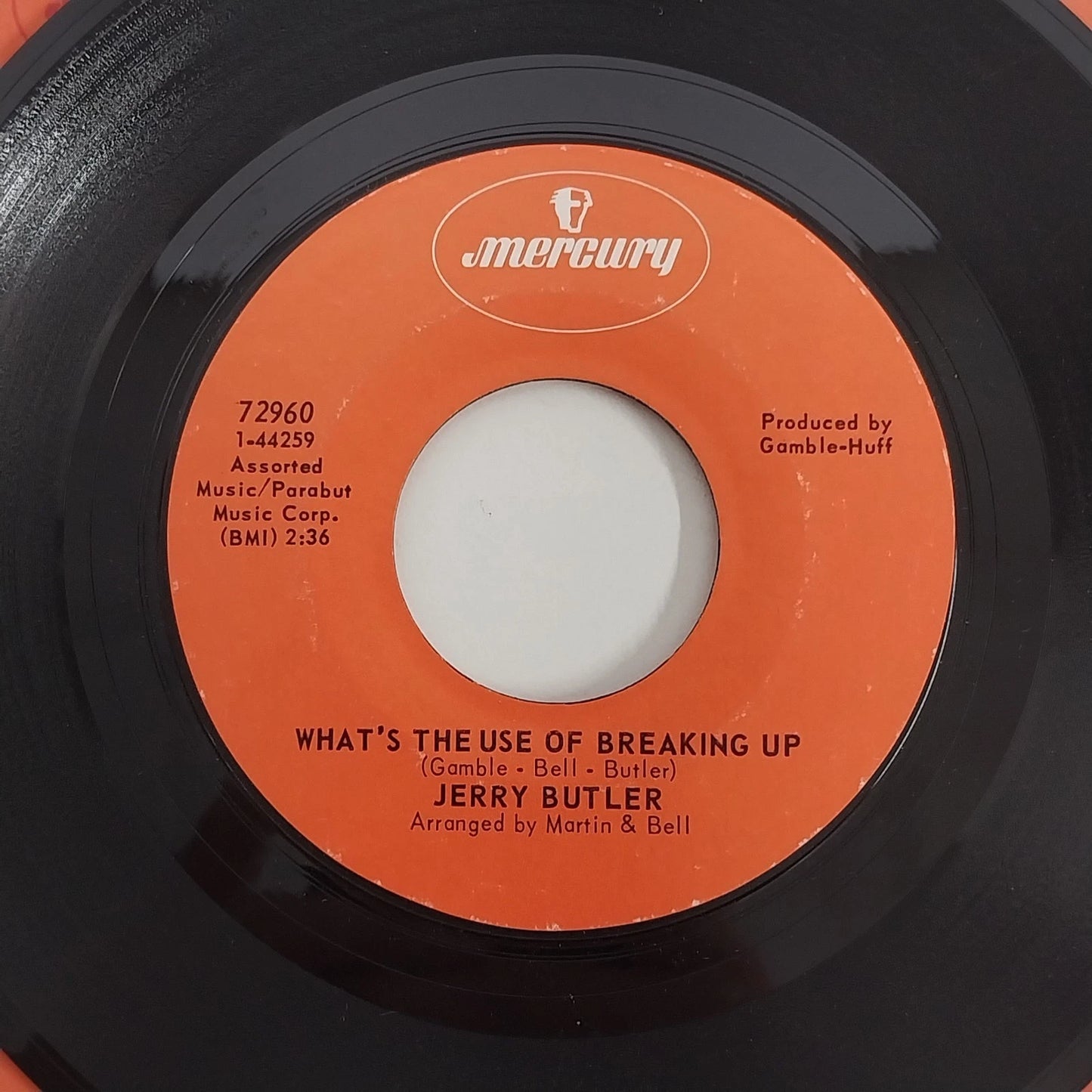 Jerry Butler 45 RPM Vinyl Lot Mercury Records Soul R&B Singles