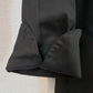 Fame Fabrics C10P Chef Coat Black XL 10 Button Long Sleeve