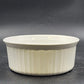 Corning Ware Round Casserole Dish French White F5B 1.5 Quart Soufflé Stoneware