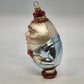 Humpty Dumpty Christmas Ornament Nursery Rhyme 6.5" Hand Painted Blown Glass Vtg