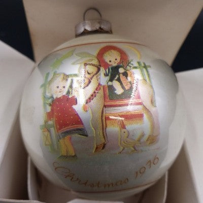 Schmid SACRED JOURNEY 1976 Children Christmas Ornament Limited Edition