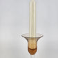5 Lenox Color Gems Crystal Candlesticks Multi-Color Long Stem w Candles NIB NOS