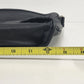 MHNY Black Leather Crossbody Satchel Three Compartment Purse