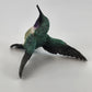 Ruby-Throated Hummingbird Figurine Hand-Painted Male Hovering 3.5" No Stand