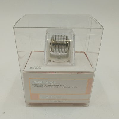 BeautyBio GloPRO Silver Face MicroTip Head Anti-Aging Tool NIB