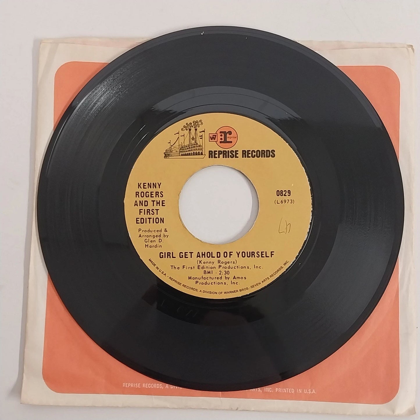 Kenny Rogers 45 RPM 7" Vinyl Lot 3 First Edition Reprise 0829 0999 0953 Country