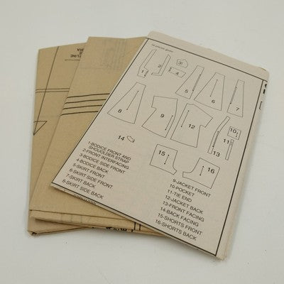 Simplicity 7672 Sewing Pattern Uncut Jacket Dress Sundress Shorts 26W-32W