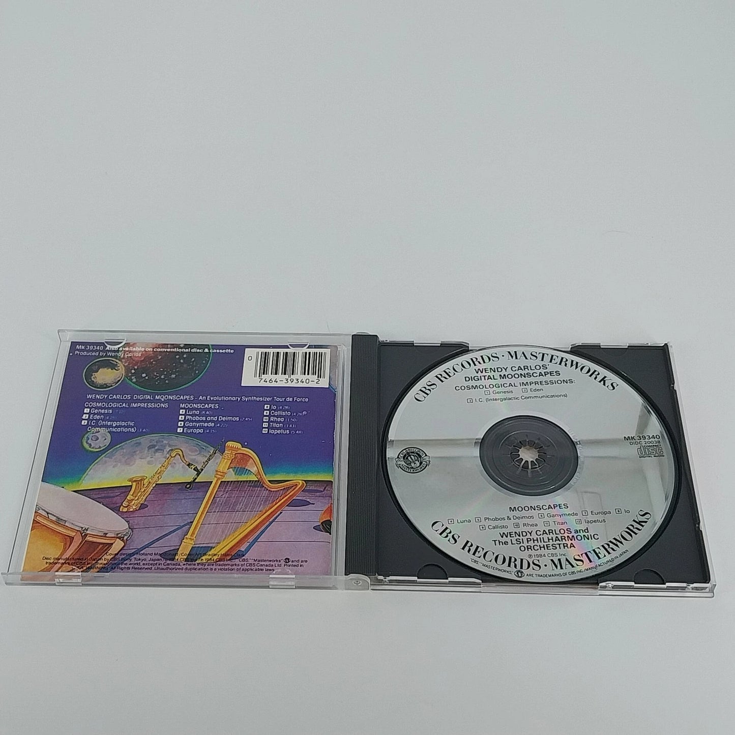 Wendy Carlos Digital Moonscapes CD CBS Masterworks Japan Electronic Ambient