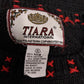 Tiara International Merry Christmas Sweater Size S Shoulder Pads Holiday Scene