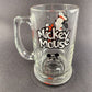 Disney Mickey Mouse Club Ship Captain Glass Mug 5½" Vintage Sailor at Helm 1970s