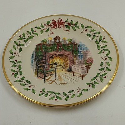 Lenox 1999 Annual Collector Christmas Plate 9th Series Numbered Winter's Warmth