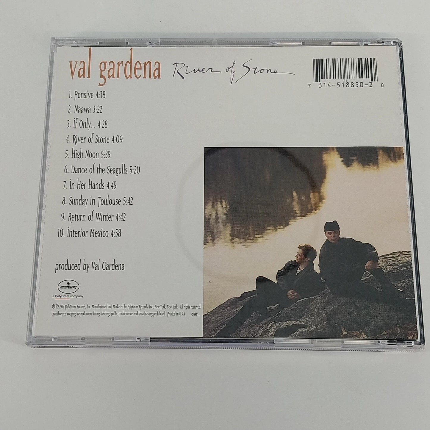 Val Gardena River of Stone CD 1994 Mercury Records New Age Ambient Instrumental