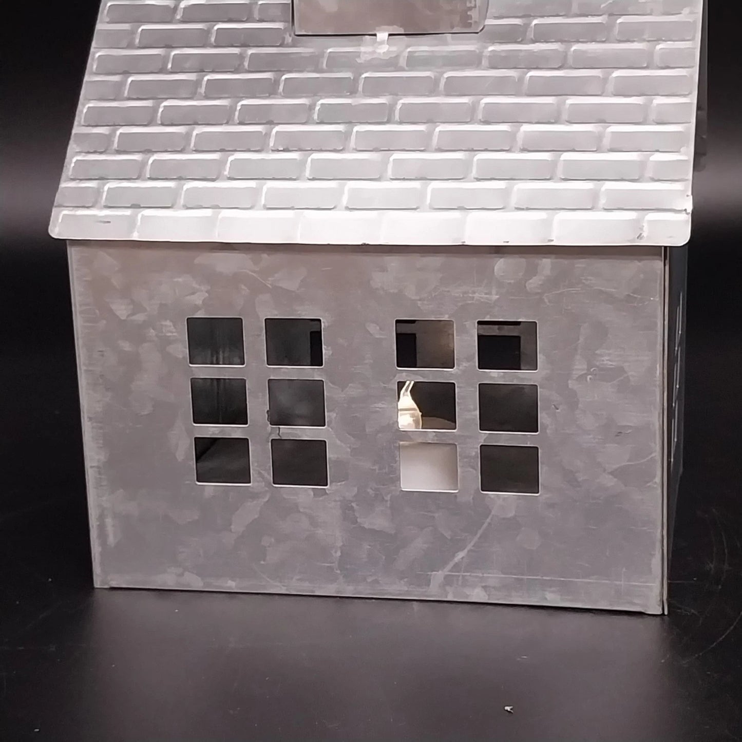 Target Galvanized Church Candle Holder Pre Lit Rustic Decor