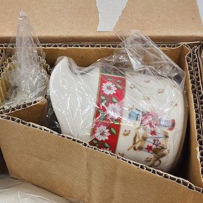 Classic Traditions Charlton Hall 5pc Hostess Set Platter Bowl Cream Sugar Boxed