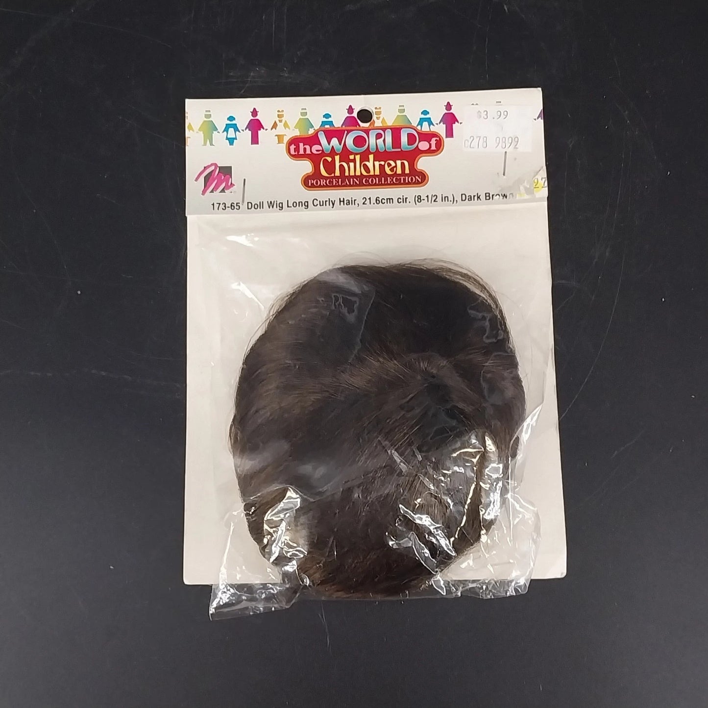 Vintage Doll Hair Wigs Curly Mixed Colors NOS Craft Set 6 Pc
