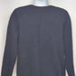Women's Black V-Neck Cashmere Sweater Size Medium Soft Knit Classic Pullover