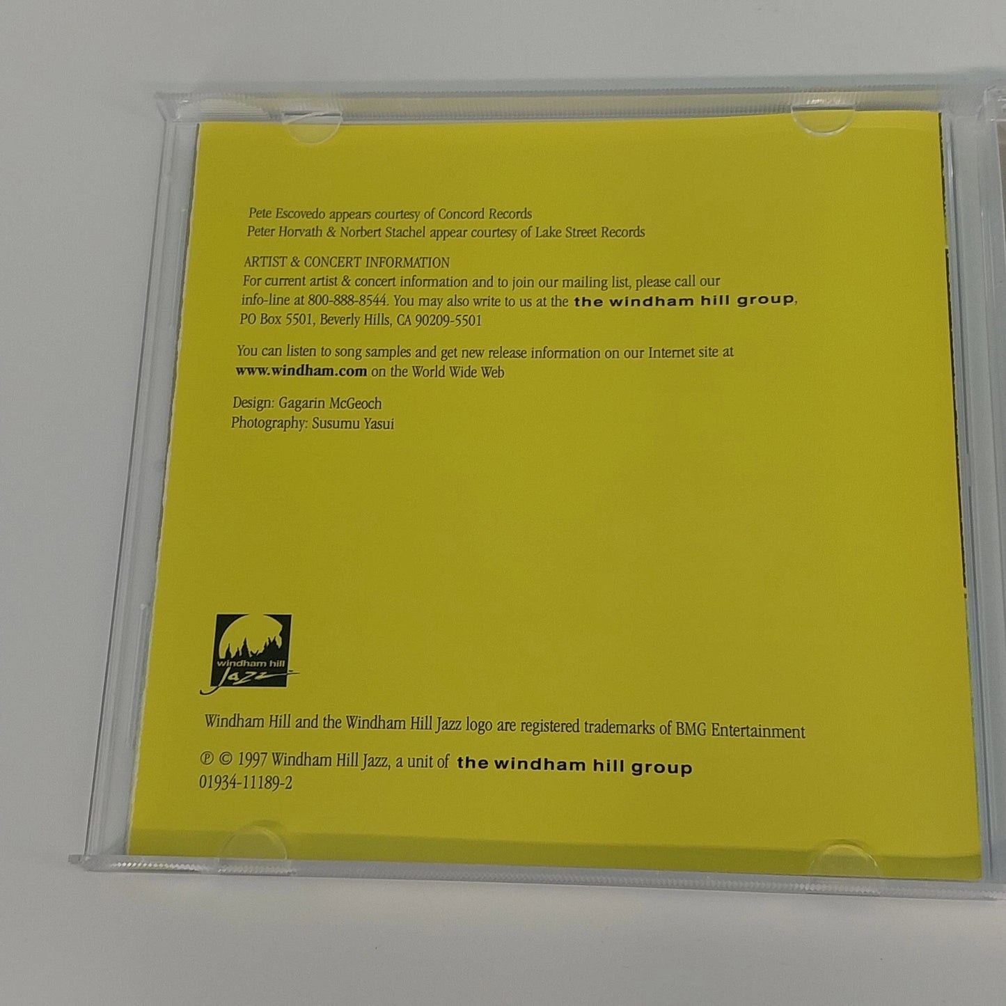 Ray Obiedo Sweet Summer Days CD 1997 Windham Hill Jazz Contemporary Smooth Jazz