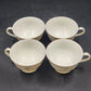 4 English Garden Footed Cups Coffee Tea Fine China of Japan 1221 3.5"d x 2.5"h