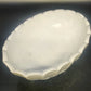 Indiana Glass Harvest Grape Milk Glass Footed Fruit Serving Bowl 12" Vintage