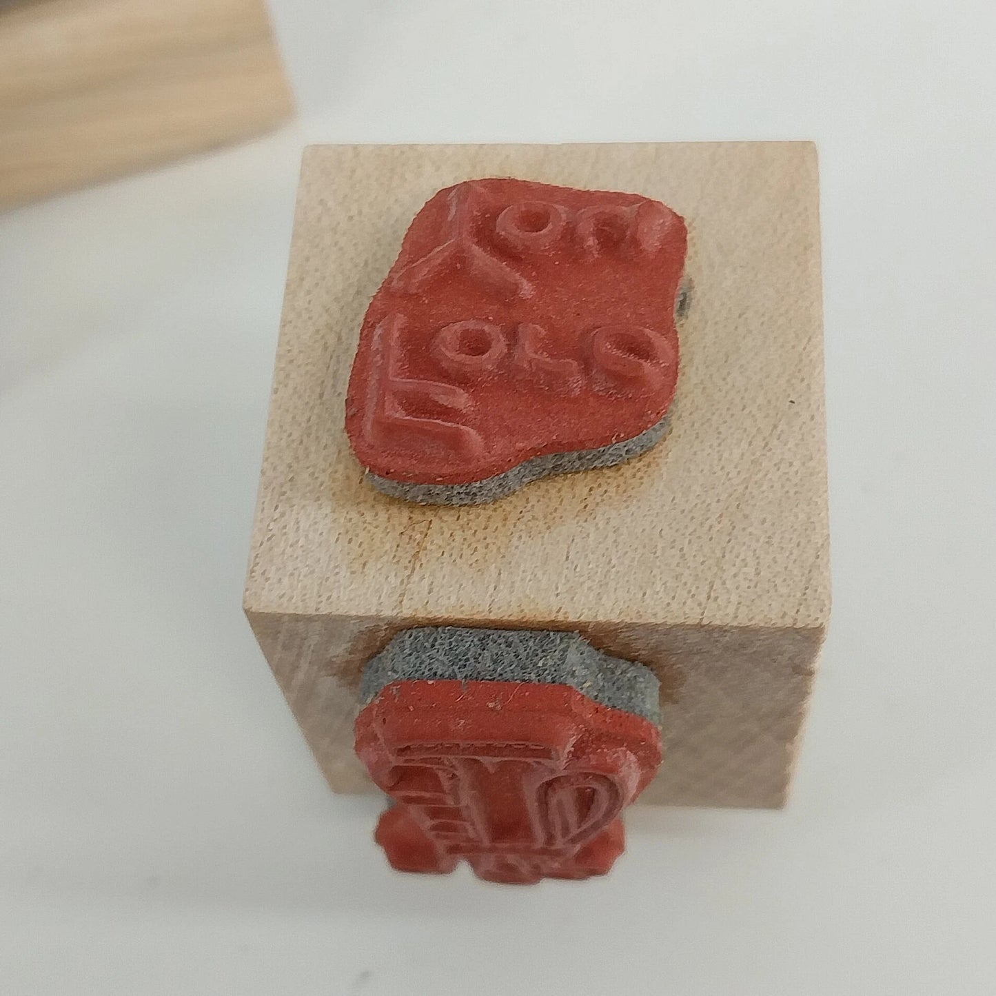 Wood Mounted Rubber Stamps Nature Sports Flower Craft Set 5 Collectible Vintage