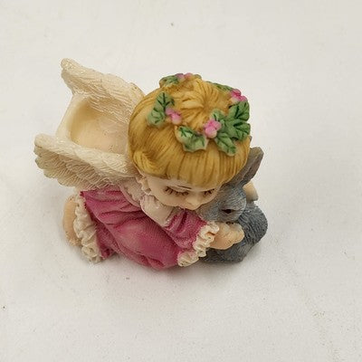 Popular Imports TS440 8pc Miniature Tea Set Angels Polystone Resin Decorative