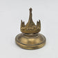 Thai Siam Brass Place Card Holders Set 10 Dancers Temples Elephants Vintage