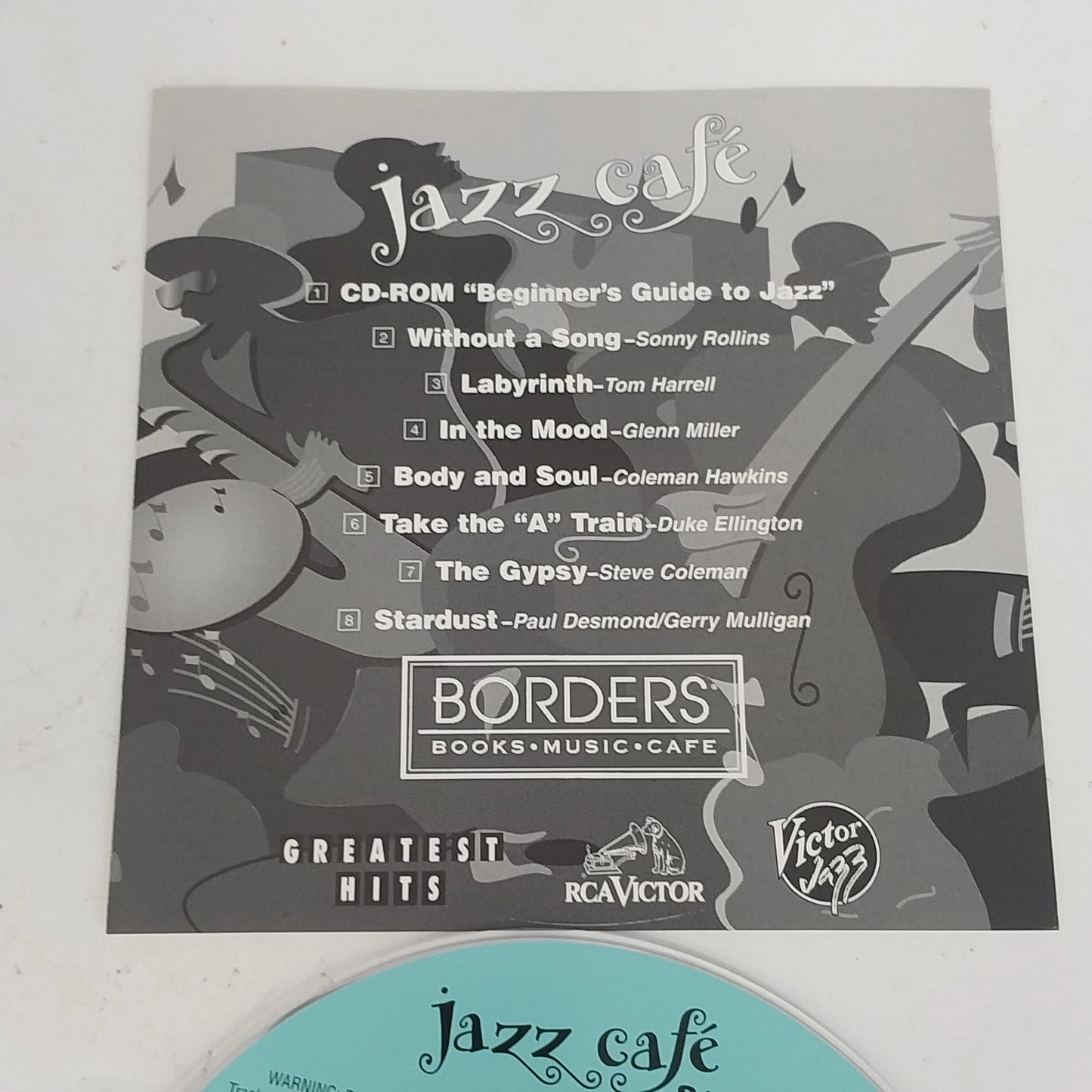 Borders Books Music Cafe Jazz Cafe Sampler CD RCA Victor Greatest Hits Jazz