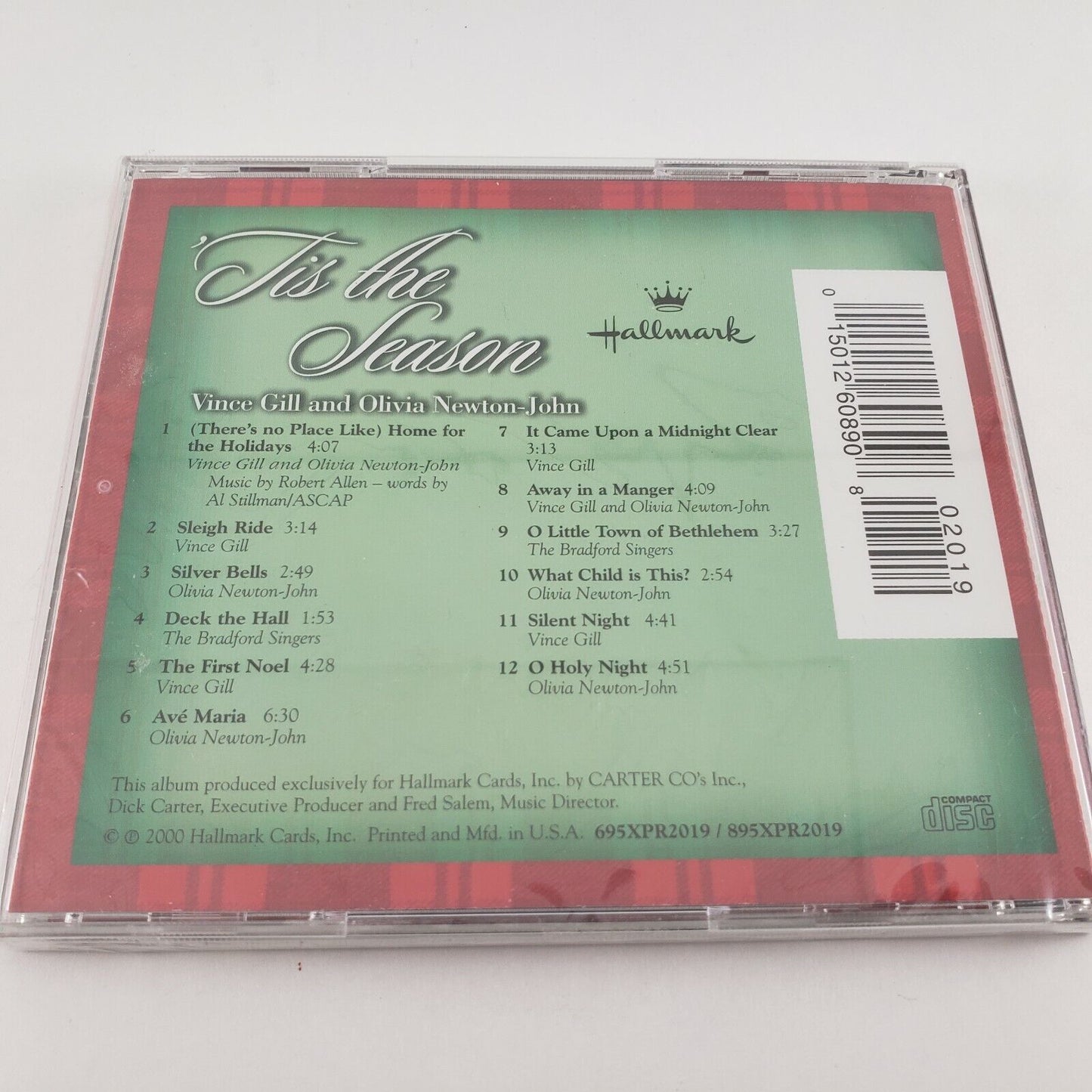 Tis The Season by Vince Gill & Olivia Newton-John CD 2000 Hallmark Christmas