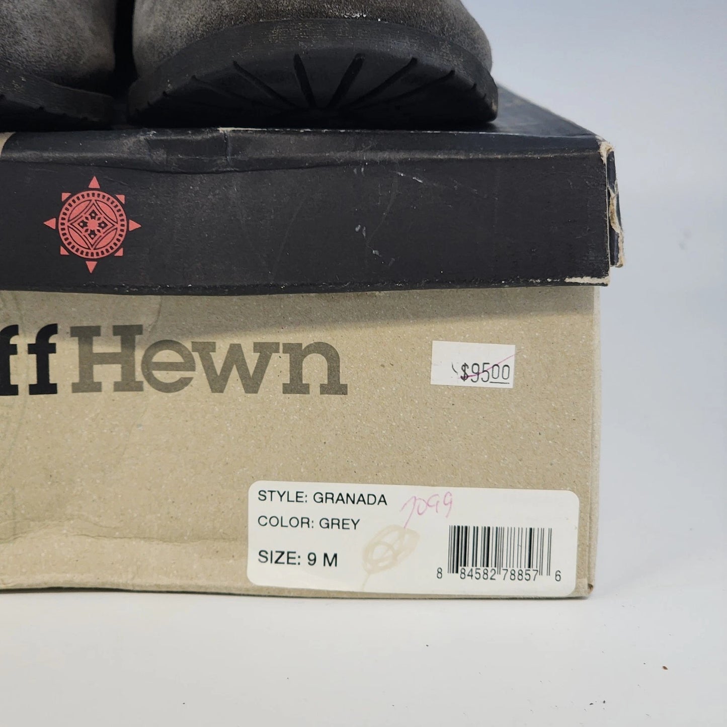 Ruff Hewn Granada Suede Ankle Boots Womens Size 9 Gray