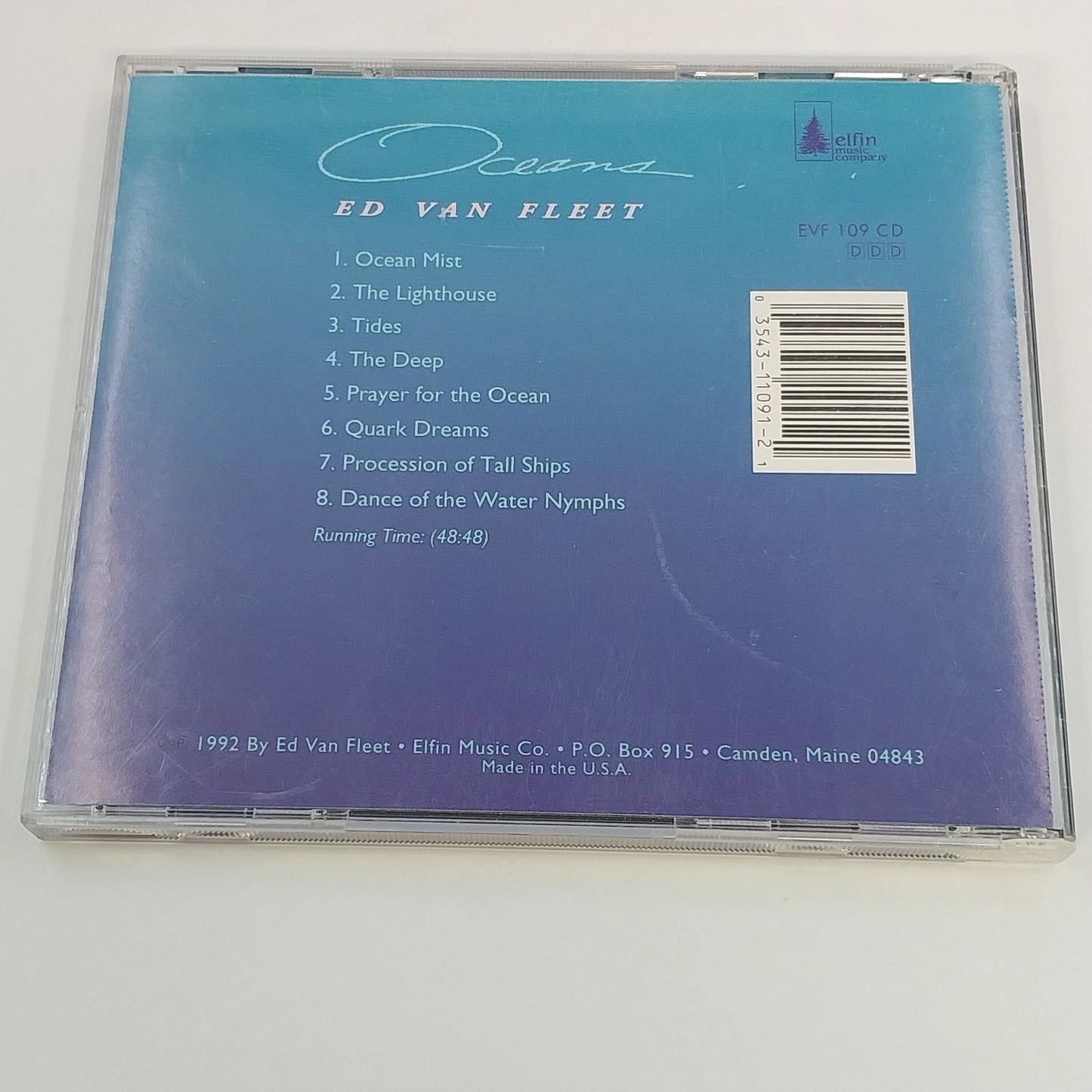 Ed Van Fleet 4 CD Lot Evening Passages Oceans Fire Journeys Light of Midnight