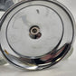 Kromex Condiment Carousel Caddy 3 Glass Ramekins & Spoons Rotating Chrome 11"h