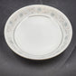 4 English Garden Coupe Soup Bowls Platinum 1221 Fine China of Japan 7.5"