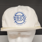 The Builders Exchange of Central Ohio White Hat High Profile Cap Snapback Sized