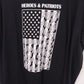 Gildan Heroes Patriots Jeep American Flag T Shirt Black XL Tee