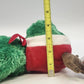 Ty Jingle Beanies Holiday Teddy Green Bear Christmas Reindeer Plush Shell 2002