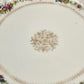 LRL Limoges Plate Art Nouveau w Multicolor Floral Motif & Gold Tone Edges France
