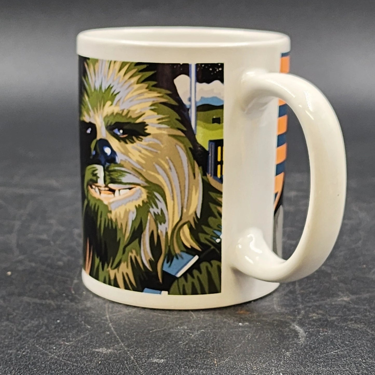 Star Wars Galerie Mug 12oz Han Solo Chewbacca Millennium Falcon Ceramic Cup 2014