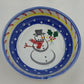 Soup Cereal Bowl Present Tense Snowman Italy Home Artsy Christmas 5.75 Pottery