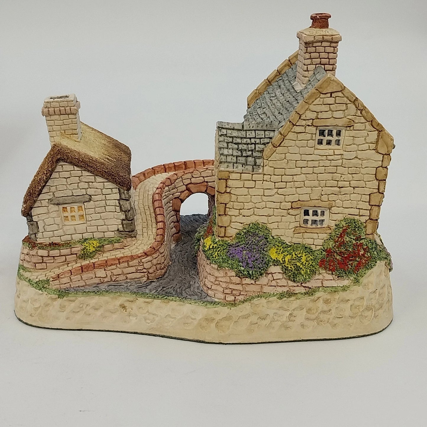 David Winter Cottage Only a Span Apart Irish Cottage 1991 Box COA Handmade Vtg