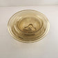 Federal Glass Golden Glow 3 Piece Mixing Nesting Bowls Ribbed Rolled Edge Yellow