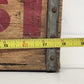 Vintage Pepsi Cola Wooden Soda Crate Bottle Carrier Rustic Decor
