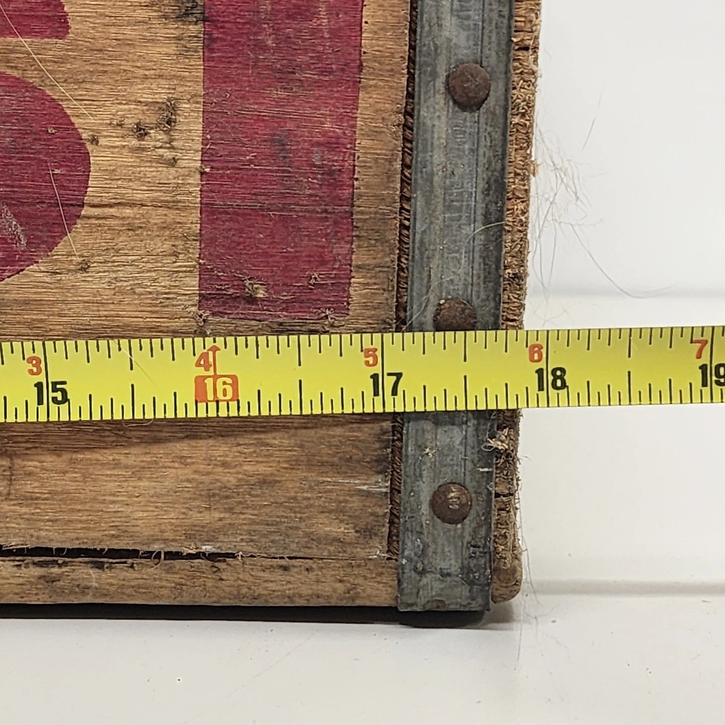 Vintage Pepsi Cola Wooden Soda Crate Bottle Carrier Rustic Decor