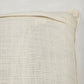Mud Pie Pillow 13" Sq w Gray Beaded Bling Scrollwork Accent Christmas Reindeer