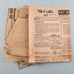 McCall's 9537 Vintage Sewing Pattern Women's Dress in Two Versions Size 16½